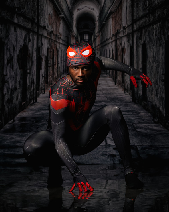 Miles Morales From Videogame Spiderman 2